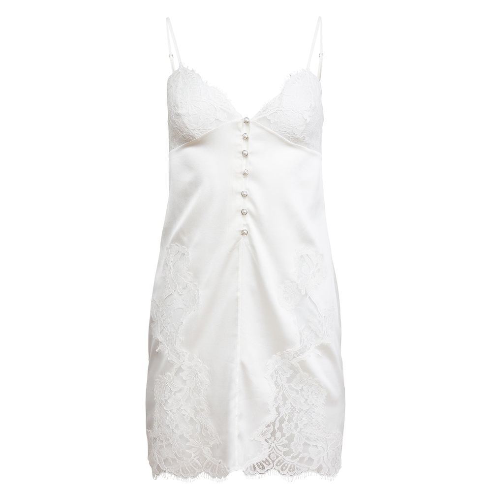 FLEUR DU MAL x GALIA LAHAV - NWT Ivory Cléo Silk Mini Slip Dress (RRP US$525) - Picture 9 of 10